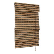 BAMBUSZ RÓMAI ROLÓ 90X240CM 7,5MM+2,5MM FEKETE/KARBONIZÁLT