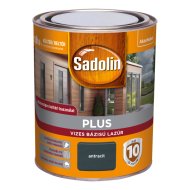 SADOLIN PLUS VASTAGLAZÚR 0,75L VIZES BÁZISÚ ANTRACIT