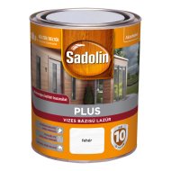 SADOLIN PLUS VASTAGLAZÚR 0,75L VIZES BÁZISÚ, FEHÉR