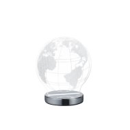 REALITY GLOBE LED 3D DEKOR ASZTALI LÁMPA 7W 400LM 3000+4000+6500K IP20 DIMMELHETŐ 20CM FÖLD