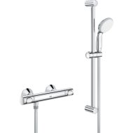 GROHE QF PRECISION FLOW ZUHANYSZETT+RÚD, 175CM GÉGECSŐ+TERMOSZTÁTOS Z.CSAPTELEP