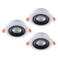 EGLO CALONGE LED BEÉPÍTHETŐ SZPOT 3X3,8W 3X520LM RGB IP44 9,8CM FEKETE 3DB/CSOMAG