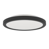 EGLO TESTARA-E LED MENNYEZETI LÁMPA 11,2W 1500LM 3000K IP20 21,1CM FEKETE