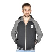 AMK   CORE HOODED BASEBALL JKT